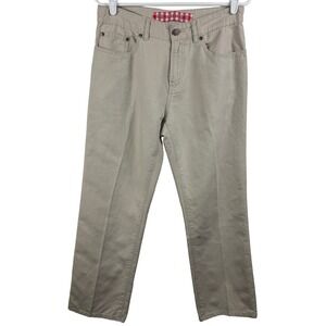 SAND Men's Pants 32x28 Beige Cotton Linen Blend Zip Casual‎ Everyday Trousers